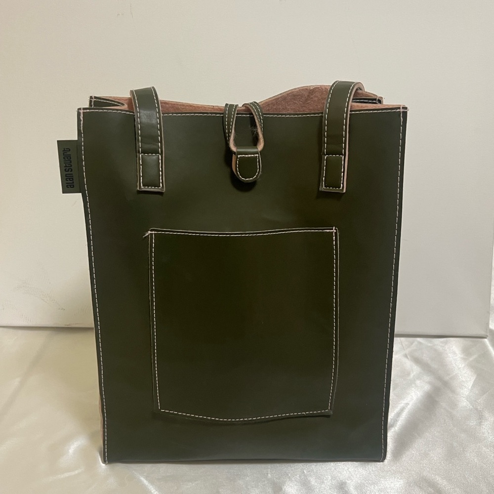 Alan Stuart Dark Green Tote Bag